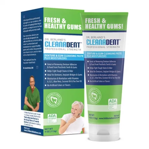 Dr. B Dental Solutions - CP-004 - Cleanadent Denture and Gum Cleansing Paste.