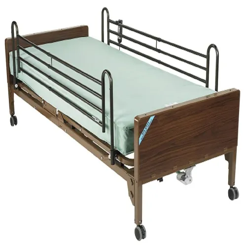 Drive Devilbiss Healthcare - From: 43-2704 To: 43-2705 - Drive Delta Ultra Light Semi Electric Hospital Bed With Full Rails