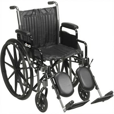 Drive - From: 43-3102 To: 43-3100 - Silver Sport 2 Wheelchairdetachable Full Armsswing Away Footrests