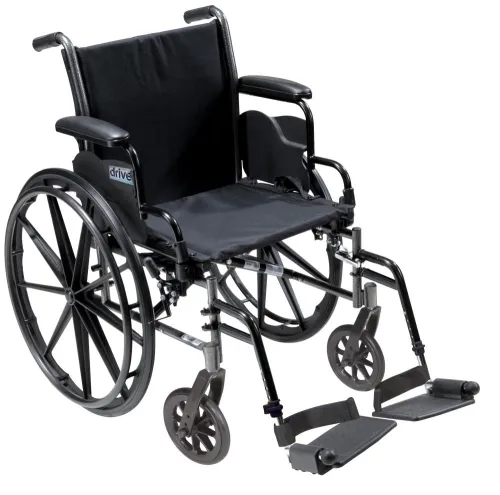 Drive - From: 43-3182 To: 43-3151 - Cruiser Iii Light Weight Wheelchair With Flip Back Removable Arms Full Arms Swing Away Footrests