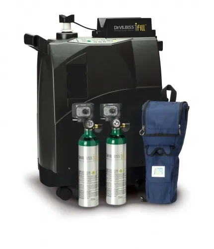 Devilbiss Healthcare - 535d-m6-pd-pkg - iFill Personal Oxygen Station, Carrying Case, 2 M6 PD1000 Cylinders