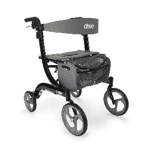 Drive DeVilbiss Healthcare - From: RTL10266BK To: rtl10266dt  Drive Medical   Nitro Euro Style Rollator Rolling Walker, Hemi Height