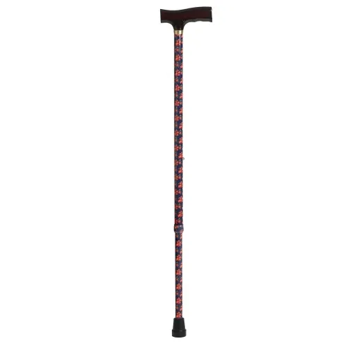 Drive DeVilbiss Healthcare - Drive Medical - From: RTL10335LY To: RTL10335RF -  Adjustable Lightweight T Handle Cane with Wrist Strap, Limes