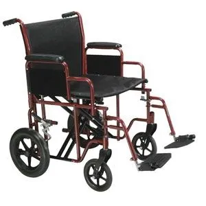 Drive Medical - Silver Sport - SSP218DDA-SF - Silver Sport 2 Dual Axle Wheelchair, 18", Detachable Desk Arm, Swing-away Footrest