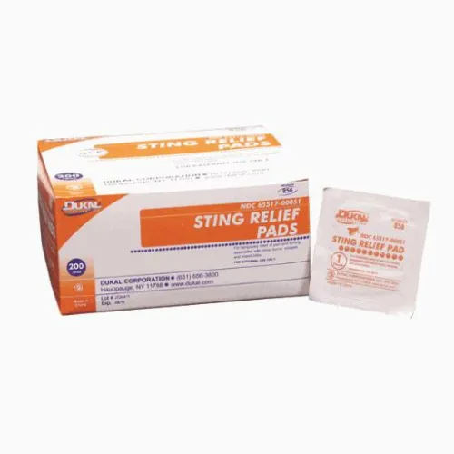 Dukal - 856-1000 - Sting Relief Pad, 2-Ply, Non-Sterile, Bulk (Not For Sale in Canada)