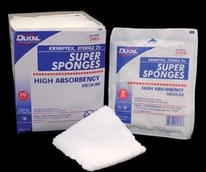 Dukal - 2463 - Sponge, Sterile 2s, Soft Pouch