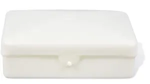 Dukal - SB01 - Soap Box, Plastic with Hinged Lid Holds Up to #5 Bar
