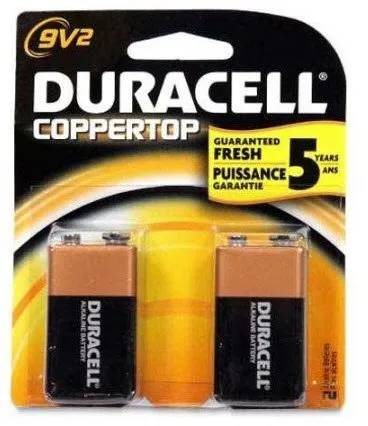 Duracell - PC1604BKDCS - Battery, Alkaline, Size 9V, 12/bx, 6bx/cs (224 cs/plt) (UPC# 004133352748)