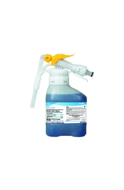 Lagasse - Diversey Virex II 256 - DVS3062637 - Diversey Virex II 256 Surface Disinfectant Cleaner Quaternary Based RTD Dispensing System Liquid Concentrate 1.5 Liter Bottle Mint Scent NonSterile