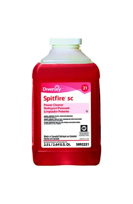 Lagasse - Diversey Spitfire SC - DVS95892221 - Diversey Spitfire SC Surface Cleaner Alcohol Based J-Fill Dispensing Systems Liquid Concentrate 2.5 Liter Bottle Pine Scent NonSterile