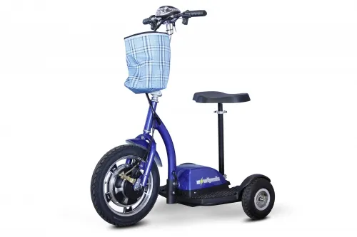 E-Wheels - EW-18Blue - Stand ride Scooter With Folding Tiller