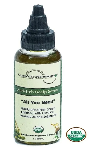 Earths Enrichments - 853284004956 - Anti-Itch Scalp Serum (USDA Organic) 2oz