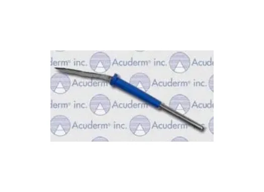Acuderm - Acu-E-Surg - Edc Bns - Blade Electrode Acu-E-Surg Stainless Steel Blunt Blade Tip Disposable Nonsterile