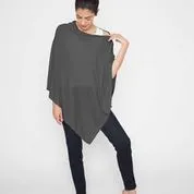 Eileen And Eva - SCA02 - Ultra Soft Versatile Cover-up Scarf Poncho With Buttons Eh