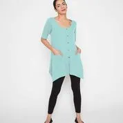 Eileen And Eva - TEE04XL - The Heal With Style Lounge Sleep Shirt Icy T