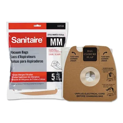 Electrolux - EUR63253A10 - Style Mm Disposable Dust Bags W/Allergen Filter For Sc3683A/Sc3683B, 5/Pk