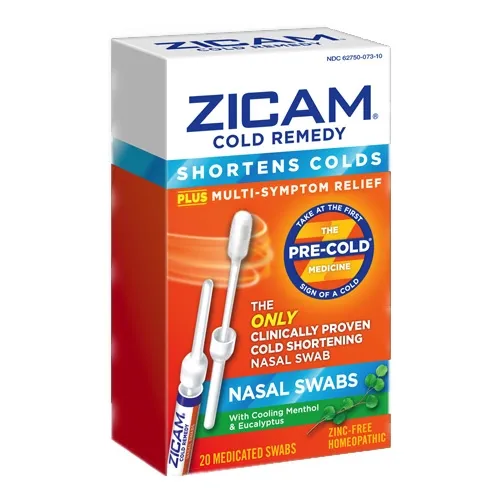 Church & Dwight - 201222 - Zicam Cold Remedy Nasal Swabs, 20 ct.