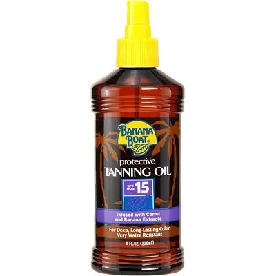 Energizer Personal Care - 10402 - Banana Boat Tanning Oil, Protective, SPF 15 8 fl oz.