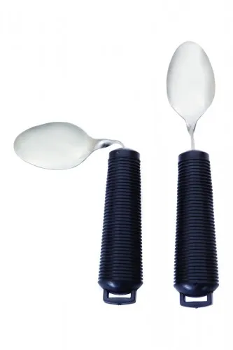 Essential Medical Supply - From: L5001 To: L5007 - Everyday Essentials Bendable Spoon, soft cushion grip, flexible sections allows it to bend to the desired angle, dishwasher safe.