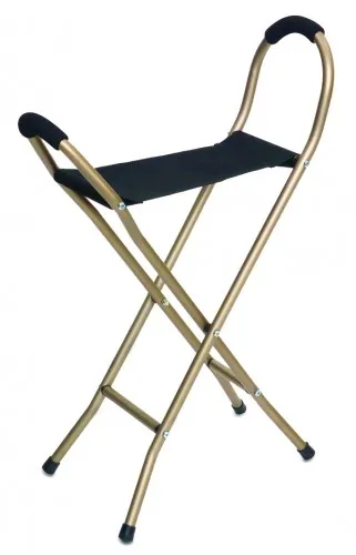 Essential Medical Supply From: W1450 To: W1451 - Folding Seat Cane Endurance - 4 Legged