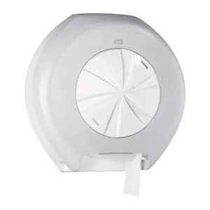Essity - 565820 - Bath Tissue Roll Dispenser, 3 Roll, for OptiCore, Universal, White, T11, Plastic, 14.6" x 14.1" x 6.3", 1/cs