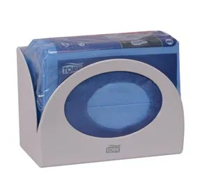 Essity - 655300 - Wiper Dispenser, Small Bracket, Universal, White, W8, 5.7" x 8.4" x 4.2", 4/cs