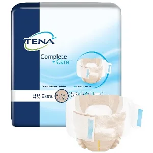 Essity Health & Medical Solutions - TENA Complete + Care Extra - 69980 - Essity  Unisex Adult Incontinence Brief  X Large Disposable Moderate Absorbency