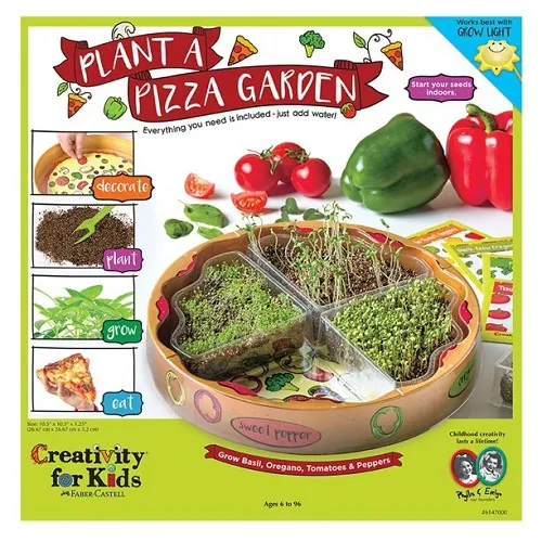 Faber Castell - 233671 - Indoor Gardening Plant A Pizza Garden Grow Kit -