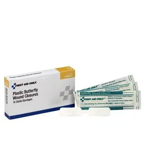 First Aid Only - G135 - Butterfly Wound Closures, Medium, 100/bx (DROP SHIP ONLY - $50 Minimum Order)