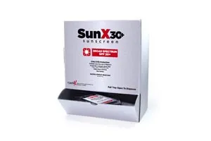 First Aid Only - From: 18-325 To: 18-350 - SunX30 Sunscreen Lotion Packets, 25/bx (DROP SHIP ONLY $50 Minimum Order)