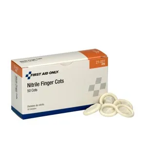 First Aid Only - 90377 - Nitrile Finger Cots, 24/bx (DROP SHIP ONLY - $50 Minimum Order)