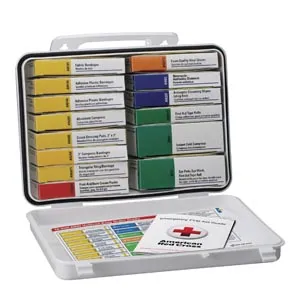 First Aid Only - 90561C - First Aid Kit, 25 Person, ANSI A+, Metal Case, Customer Logo (DROP SHIP ONLY - $50 Minimum Order)