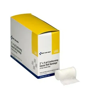 First Aid Only - B204 - Conforming Gauze, 2"x4 yd, Non-Sterile, 2/bx (DROP SHIP ONLY - $50 Minimum Order)