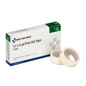 First Aid Only - 12302 - First Aid Tape, 1/2&#148;x10yd, 6/bx  (DROP SHIP ONLY - $50 Minimum Order)