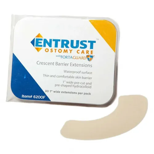 Fortis Medical Products - 6210F - Entrust Crescent "C" Shape Pre-Cut Barrier Extensions With Fortaguard, Latex-Free.