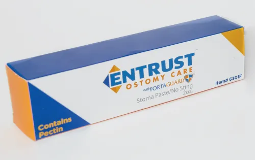 Fortis Medical Products - Entrust - 6301F - No Sting Stoma Paste 2 oz. Tube with Fortaguard.