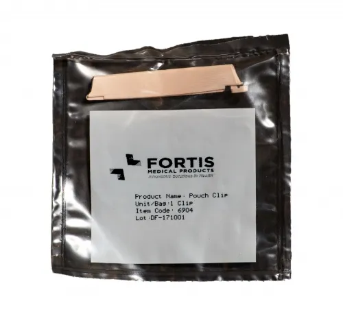 Fortis Medical Products - Entrust - 6904 - Entrust Ostomy Pouch Clamp  REPLACES ZRCLAMPS20.