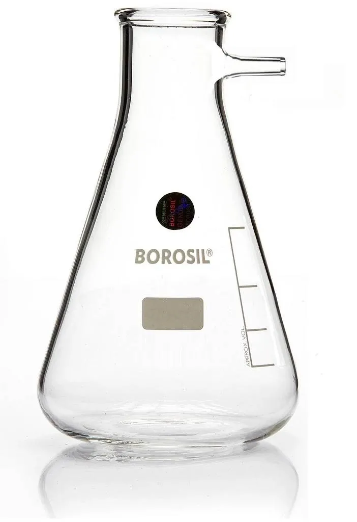 Foxx Life Sciences - From: 5340012 To: 5340040 - Borosil Flasks, Filtering, Beaded Rim