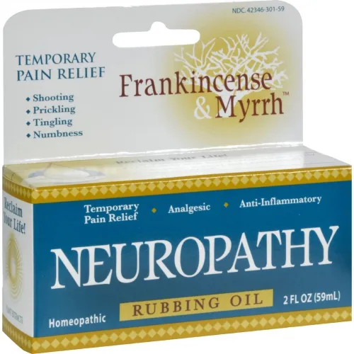 Frankincense and Myrrh - 361790 - Neuropathy Rubbing Oil - 2 fl oz
