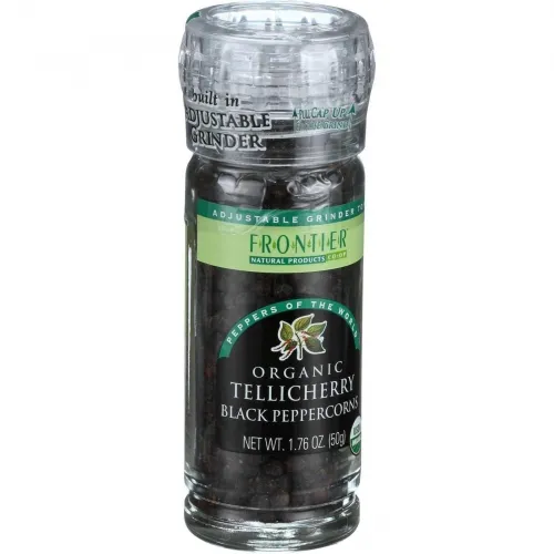 Frontier - 19085 - Frontier Peppercorns, Black Whole 1.86 oz. Bottle