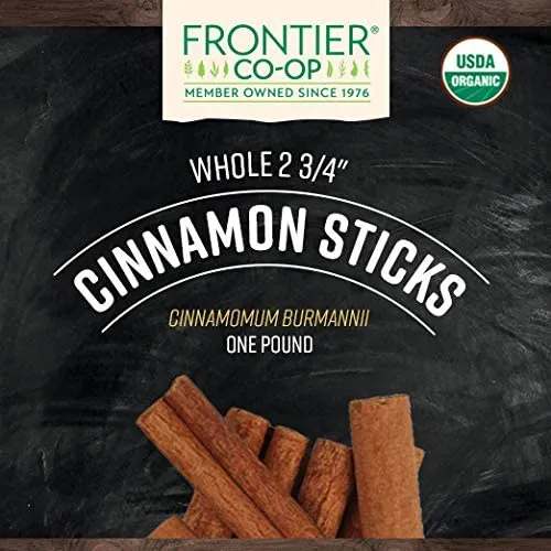 Frontier Bulk - 131 - Frontier Bulk Korintje Cinnamon Sticks 2 3/4", 1 lb. package