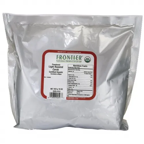 Frontier Bulk - 2593 - Frontier Bulk Carob Powder, Light Roasted ORGANIC, 1 lb. package
