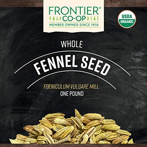 Frontier Bulk - 2723 - Frontier Bulk Fennel Seed, Ground ORGANIC, 1 lb. package