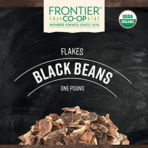 Frontier Bulk - From: 2735 To: 2736 - Beans, Black Flakes ORGANIC, 1 lb. package