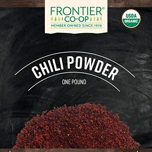Frontier Bulk - 2770 - Frontier Bulk Chili Powder ORGANIC, 1 lb. package