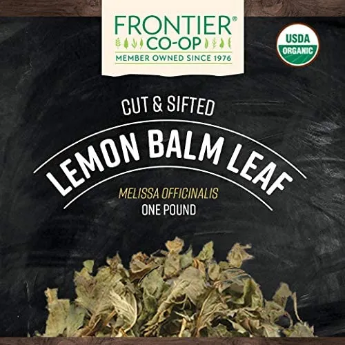 Frontier Bulk - 359 - Frontier Bulk Lemon Balm, Cut & Sifted ORGANIC, 1 lb. package