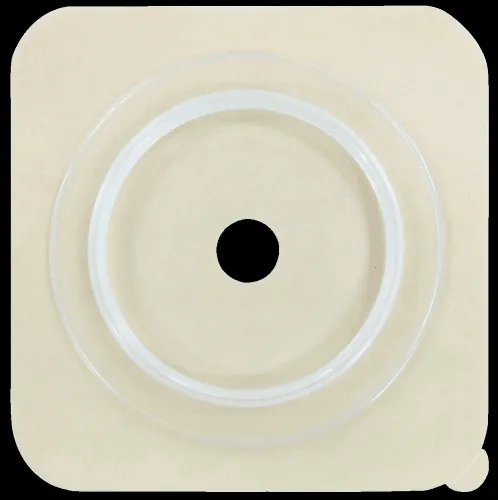 Securi-T - 7814214 - Ostomy Barrier Securi-T Trim to Fit  Extended Wear Without Tape 57 mm Flange Red Code System Hydrocolloid Up to 1-3/4 Inch Opening 4 X 4 Inch