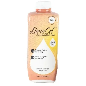 Global Healthcare - GH87 - Global Health Products LiquiCel Liquid Protein, Peach Mango, 32 oz. Bottle