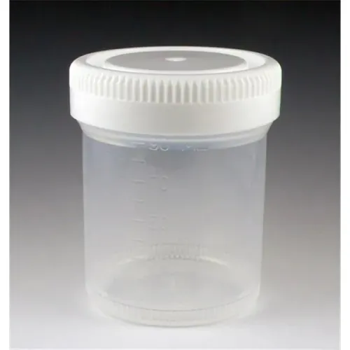 Globe Scientific - From: 6525 To: 6529 - Container: Tite rite, Wide Mouth, Pp, Graduated, With Separate Screwcap