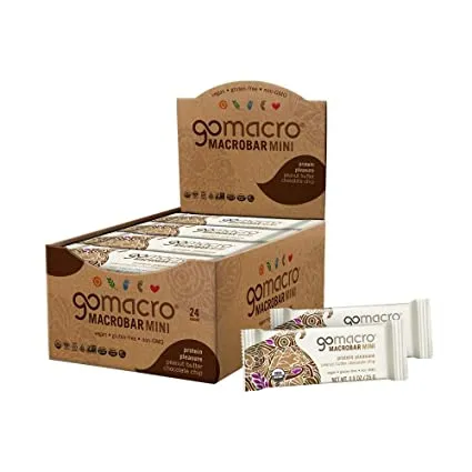 GoMacro - 235315 - MacroBars Oatmeal Chocolate Chip  12 bars per box